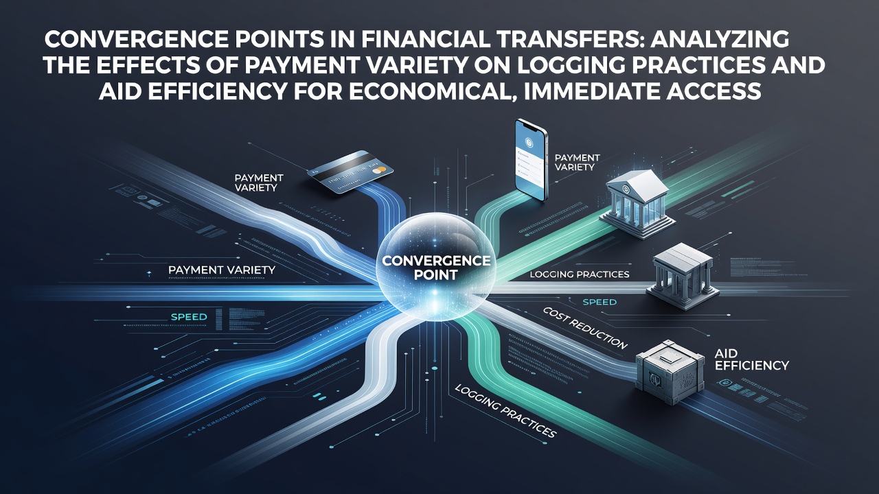 Diagram showing convergence points where bank transfers, e-wallets, and digital payment channels meet to influence logging and support processes