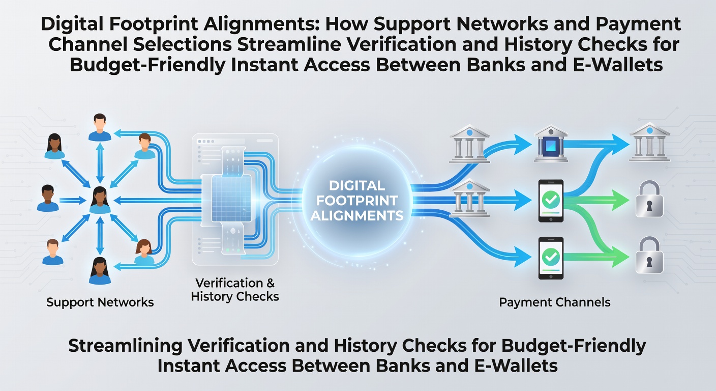 Digital transaction pathways connecting banks and e-wallets through aligned verification systems