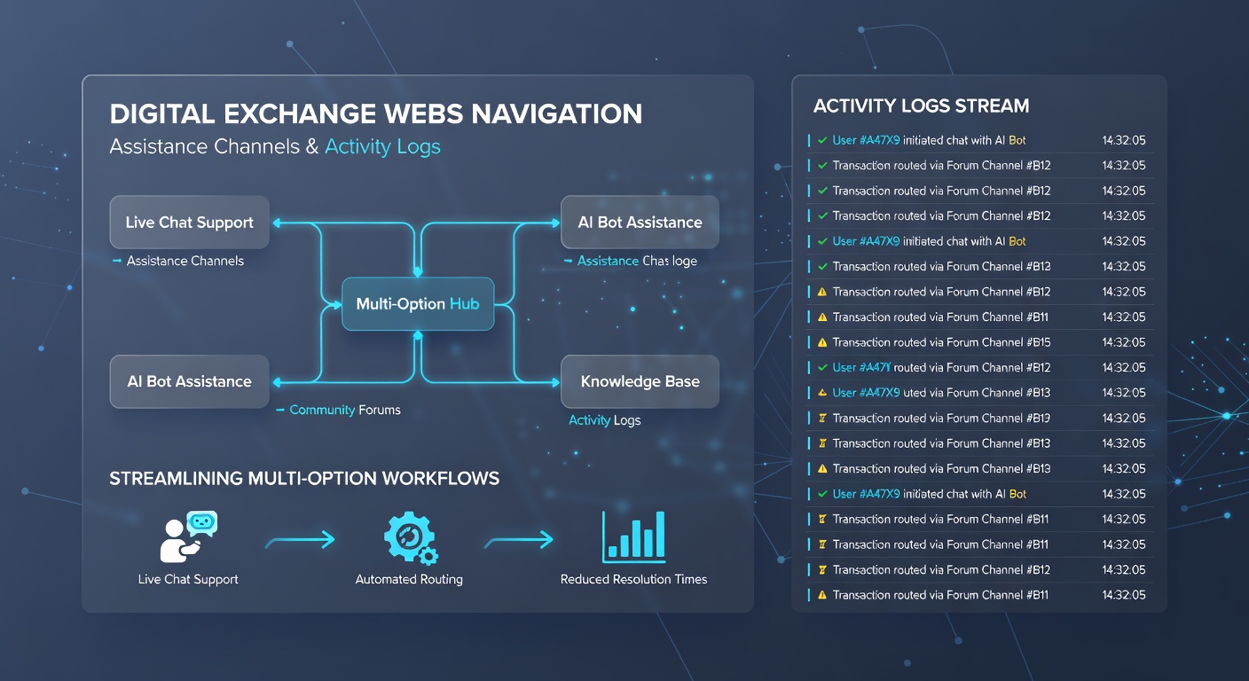 Support agent reviewing activity logs with a user to optimize a multi-bank wallet transfer