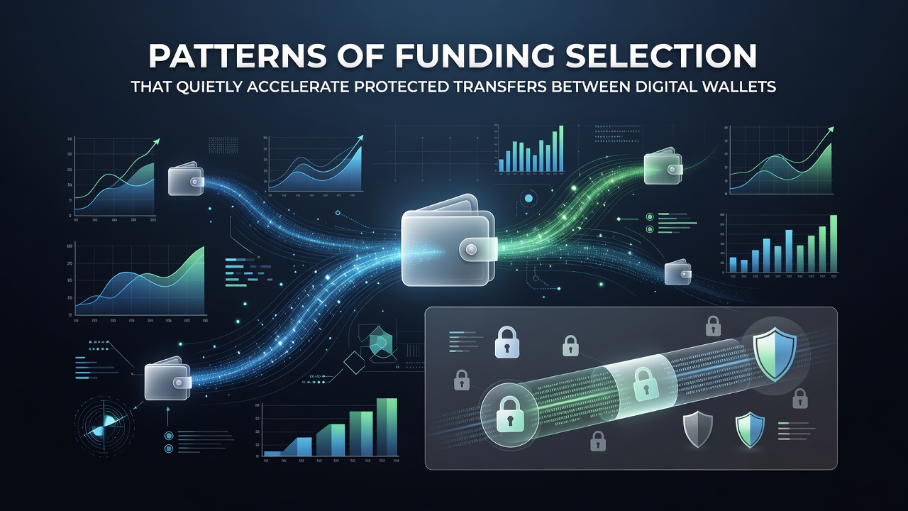 Secure transaction monitoring dashboard displaying wallet-to-bank funding pathways and approval timelines
